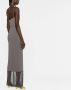 Nanushka Asymmetrische maxi-jurk Grijs - Thumbnail 3