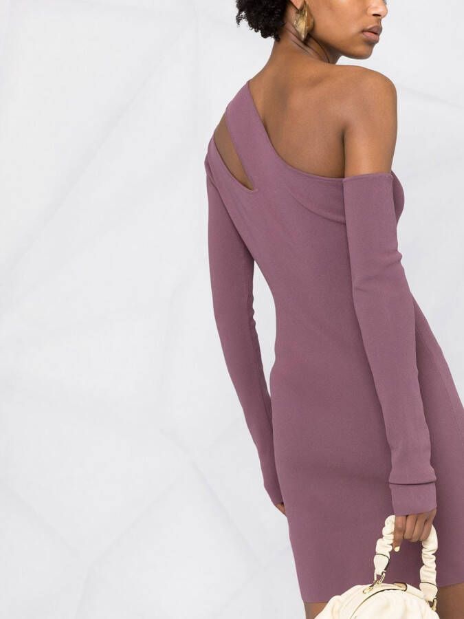 Nanushka Asymmetrische mini-jurk Roze