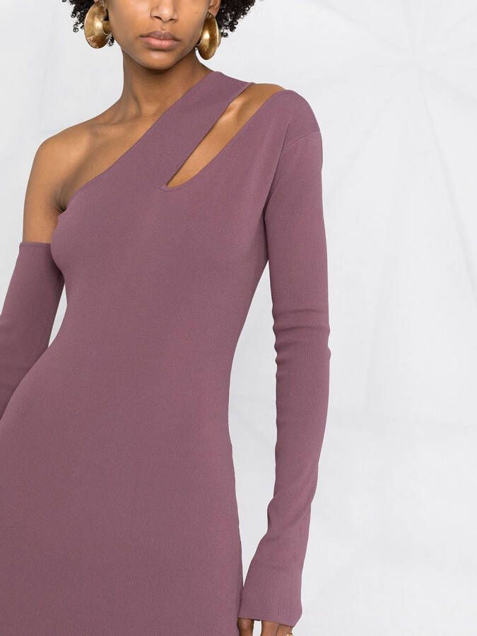 Nanushka Asymmetrische mini-jurk Roze