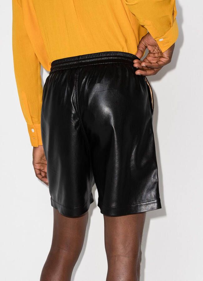 Nanushka Bermuda shorts met trekkoord Zwart