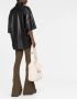 Nanushka Blouse met korte mouwen Zwart - Thumbnail 4