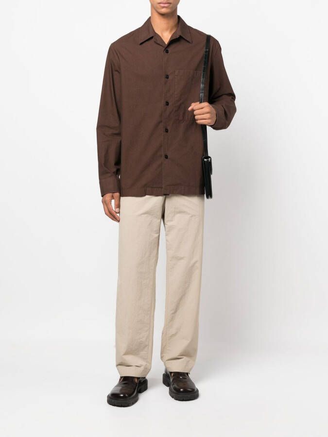 Nanushka Broek met elastische taille Beige