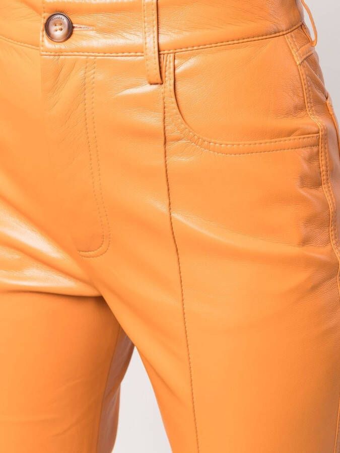Nanushka Flared broek Oranje