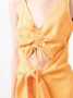 Nanushka Gedrapeerde jurk Oranje - Thumbnail 5