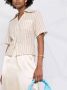 Nanushka Gestreepte blouse Beige - Thumbnail 5