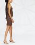 Nanushka Getailleerde mini-jurk Bruin - Thumbnail 4