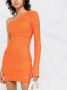 Nanushka Getailleerde mini-jurk Oranje - Thumbnail 3