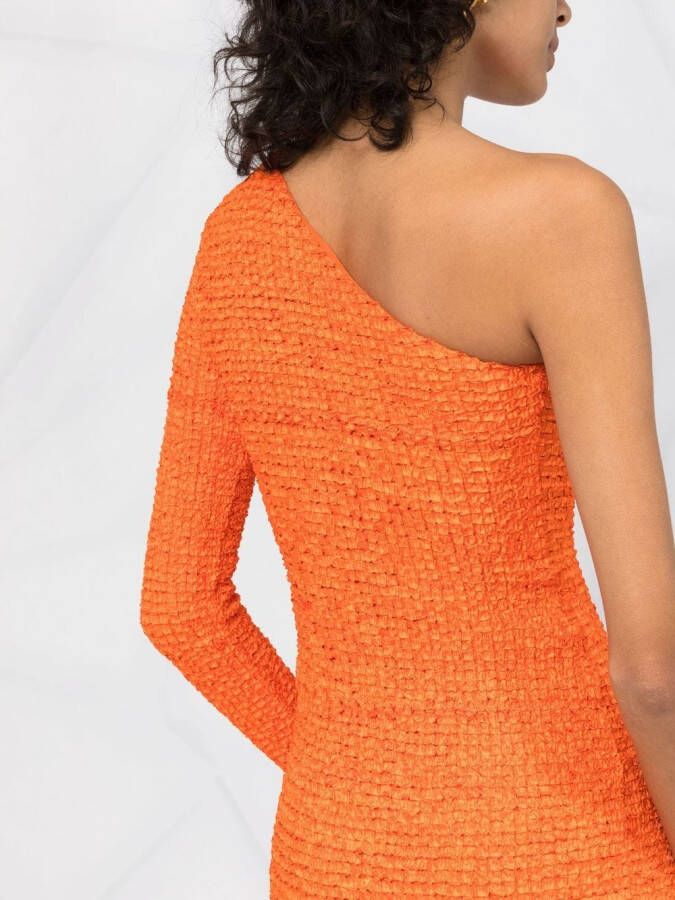 Nanushka Getailleerde mini-jurk Oranje