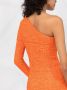 Nanushka Getailleerde mini-jurk Oranje - Thumbnail 5