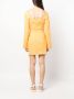 Nanushka Mini-jurk met geknoopt detail Oranje - Thumbnail 4