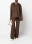 Nanushka Bya high waist straight broek Bruin - Thumbnail 2
