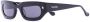 Nanushka Kadee zonnebril met rechthoekig montuur Zwart - Thumbnail 2