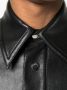 Nanushka Black Martin Faux Leather Shirt Zwart - Thumbnail 5