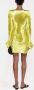 Nanushka Mini-jurk met zakdoek manchetten Groen - Thumbnail 3