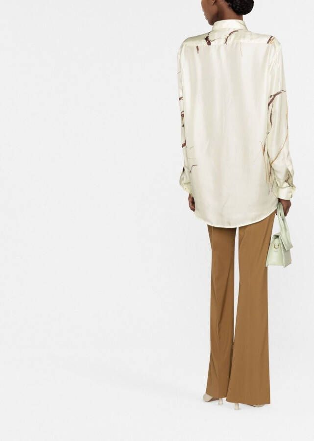Nanushka Oversized blouse Beige