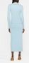 Nanushka Ribgebreid vest Blauw - Thumbnail 4