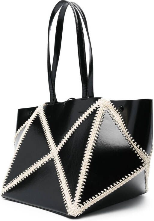 Nanushka Shopper met detail Zwart