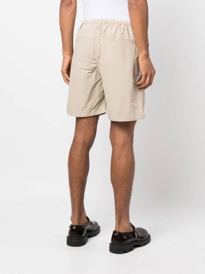 Nanushka Shorts met elastische taille Beige