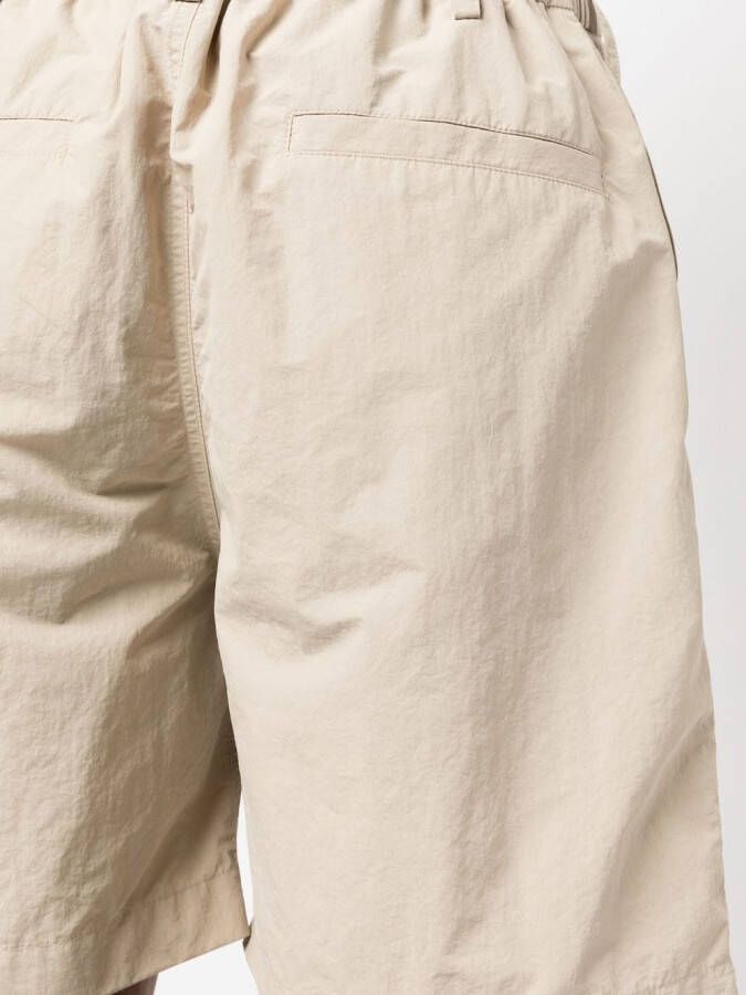 Nanushka Shorts met elastische taille Beige
