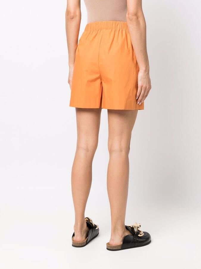 Nanushka Shorts met elastische taille Oranje
