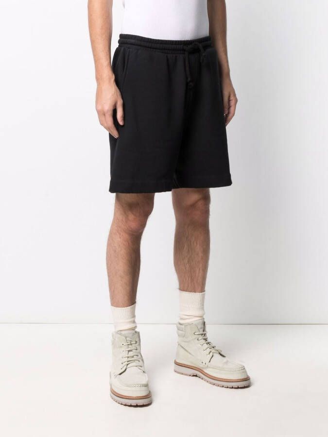 Nanushka Shorts met logo Zwart