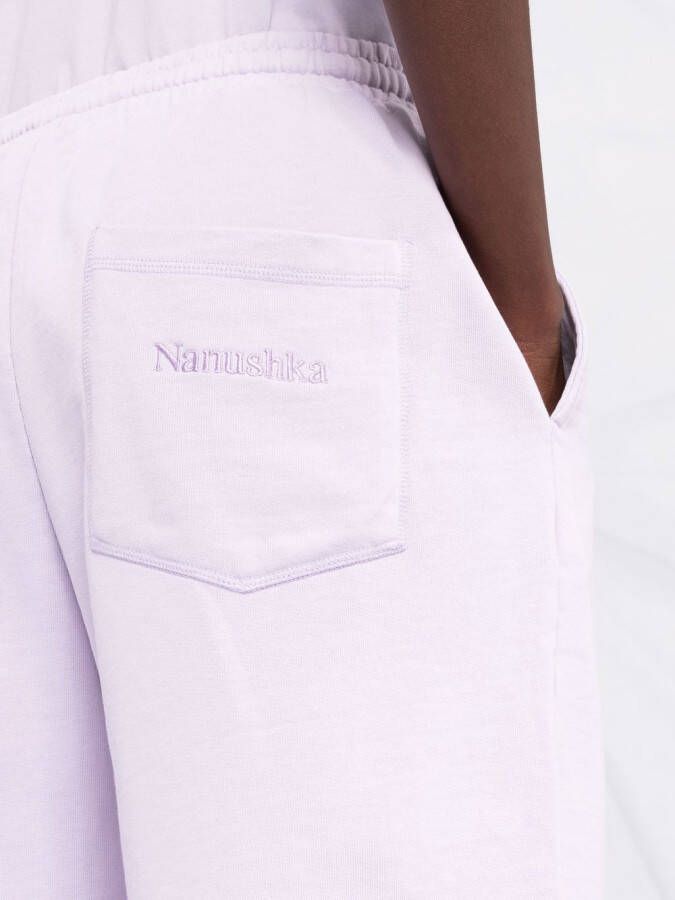 Nanushka Shorts met trekkoord Paars