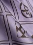 Nanushka Sjaal met geometrisch detail Paars - Thumbnail 3