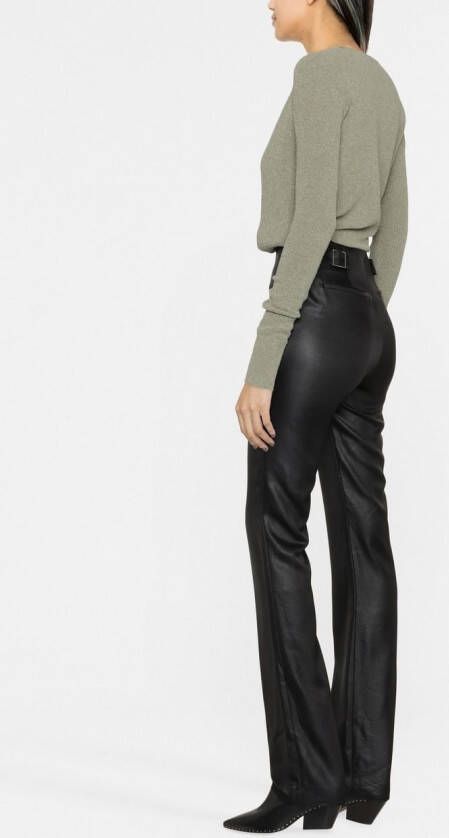 Nanushka Slim-fit broek Zwart