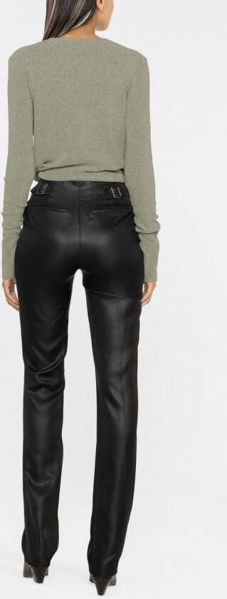 Nanushka Slim-fit broek Zwart