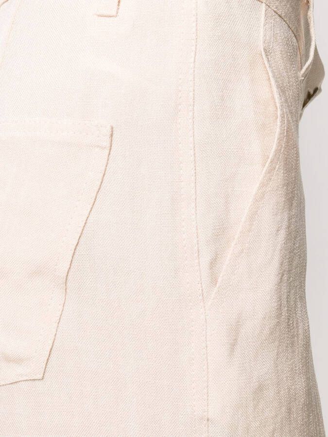 Nanushka Straight broek CREME