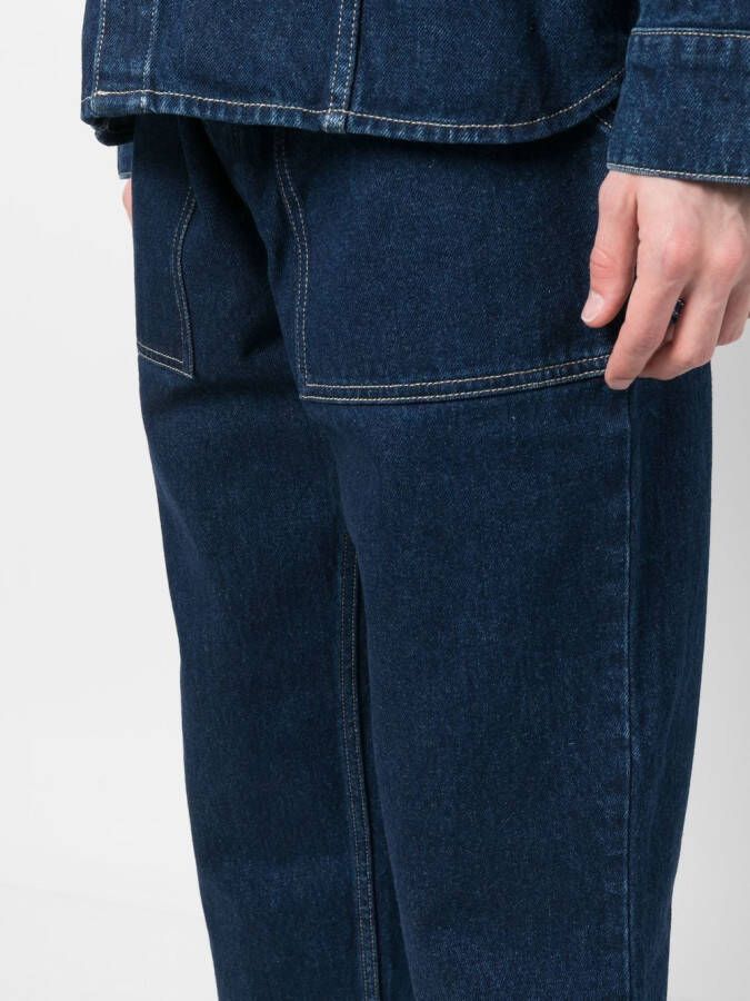 Nanushka Straight jeans Blauw