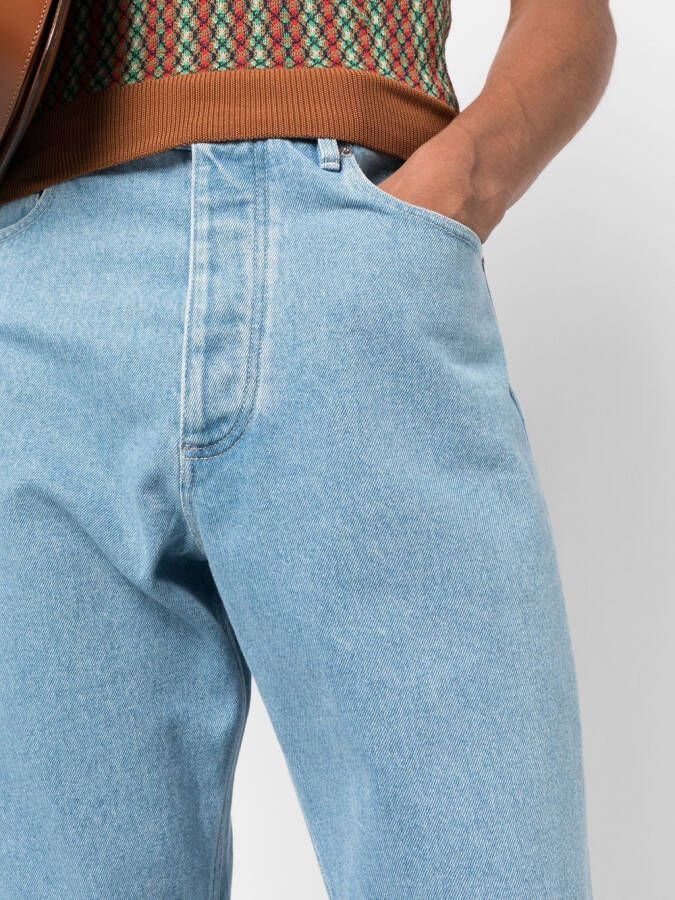 Nanushka Straight jeans Blauw