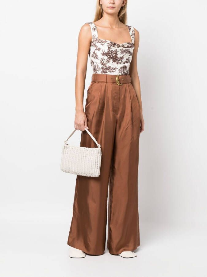 Nanushka The Square schoudertas Beige