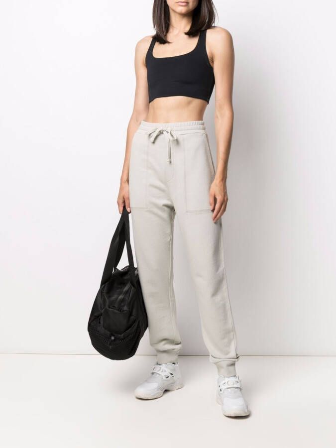 Nanushka Trainingsbroek met geborduurd logo Grijs