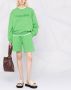 Nanushka Trainingsshorts met trekkoord Groen - Thumbnail 2