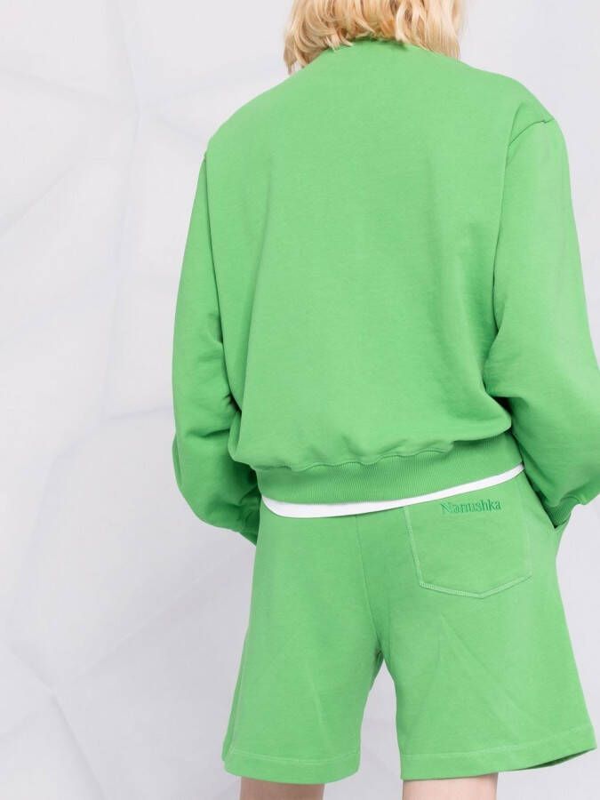 Nanushka Trainingsshorts met trekkoord Groen