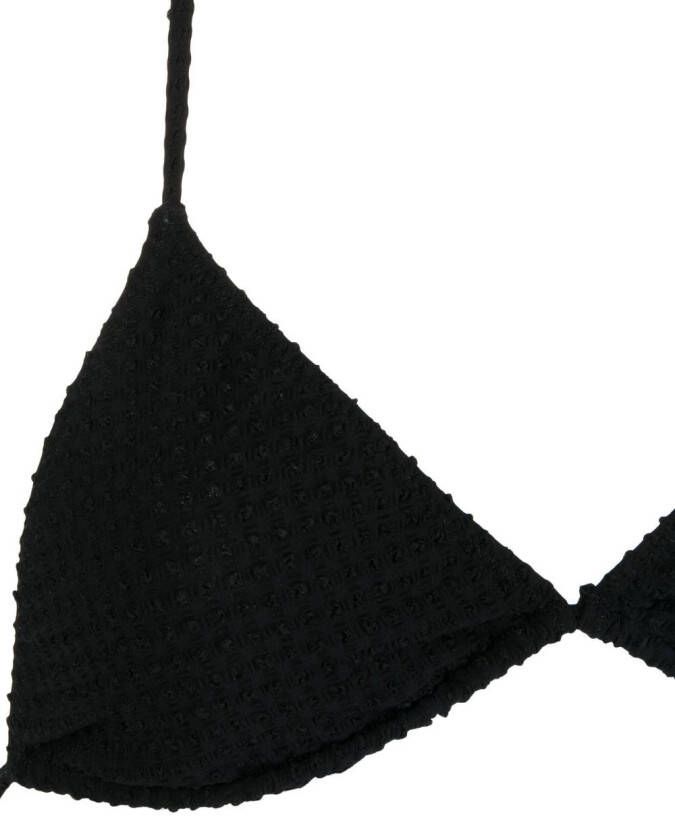 Nanushka Triangel bikinitop Zwart