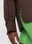 Nanushka Uitgesneden blouse Bruin - Thumbnail 3