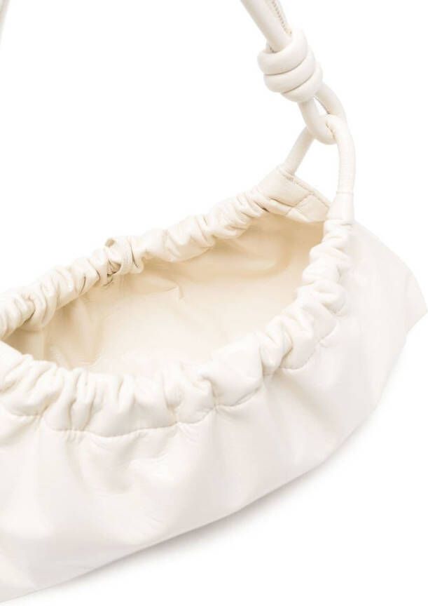 Nanushka Valerie shopper met ruches Beige