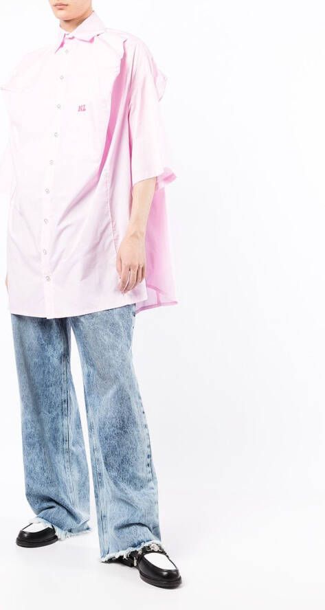 Natasha Zinko Boxy shirt Roze