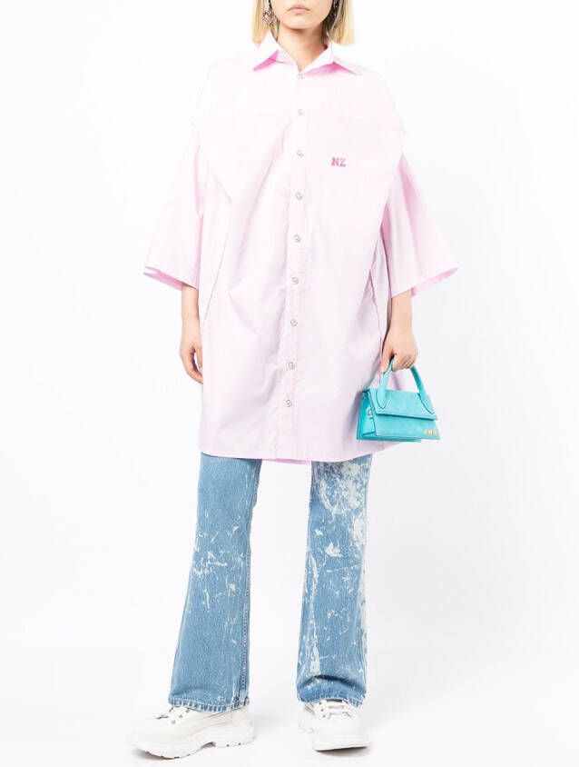 Natasha Zinko Boxy shirt Roze