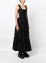 Natasha Zinko Midi-jurk met vlakken Zwart - Thumbnail 3
