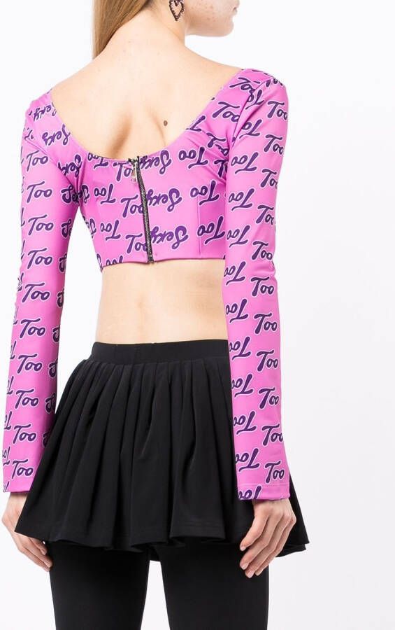 Natasha Zinko Cropped top Roze