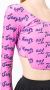 Natasha Zinko Cropped top Roze - Thumbnail 5