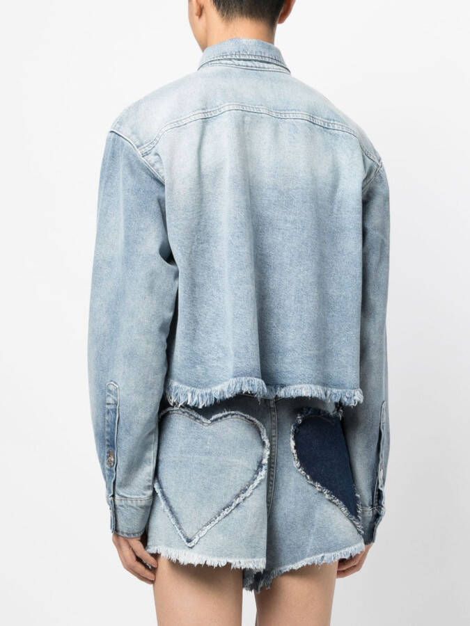 Natasha Zinko Denim shirt Blauw