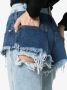 Natasha Zinko gelaagde high waist korte jeans Blauw - Thumbnail 5
