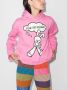 Natasha Zinko Gerafelde hoodie Roze - Thumbnail 2