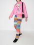 Natasha Zinko Gerafelde hoodie Roze - Thumbnail 5