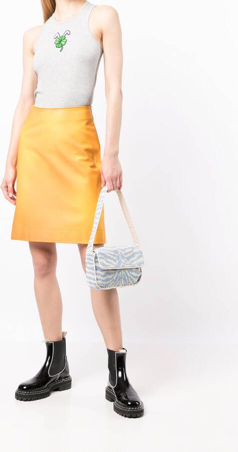 Natasha Zinko Hemd met print Grijs