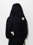 Natasha Zinko Hoodie met madeliefjesprint Zwart - Thumbnail 3